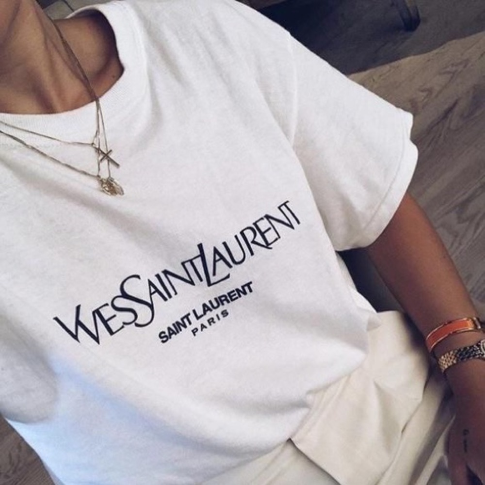 Fancy white tee shirt